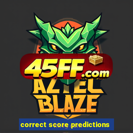 correct score predictions